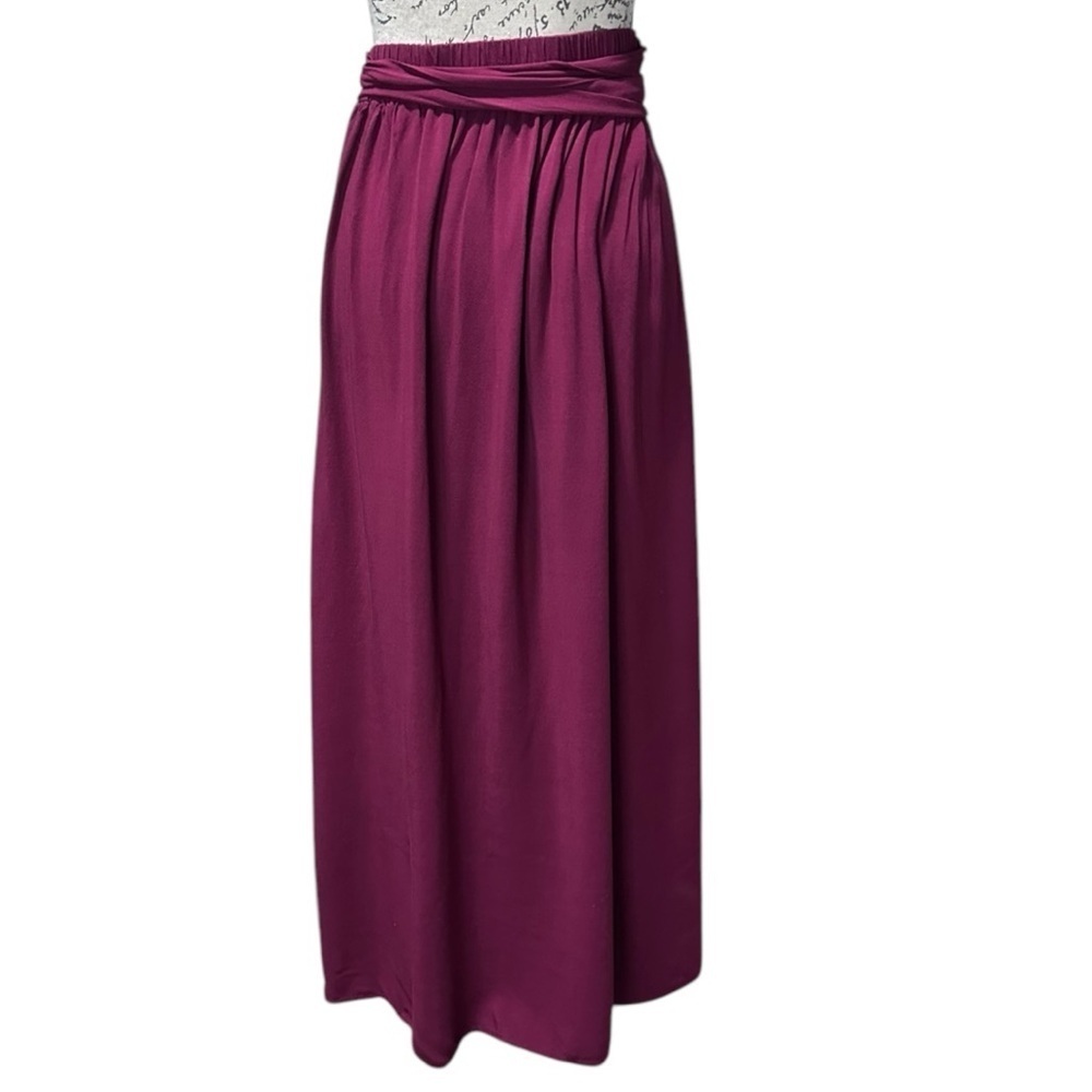 Shore Burgundy Maxi Skirt Size XS